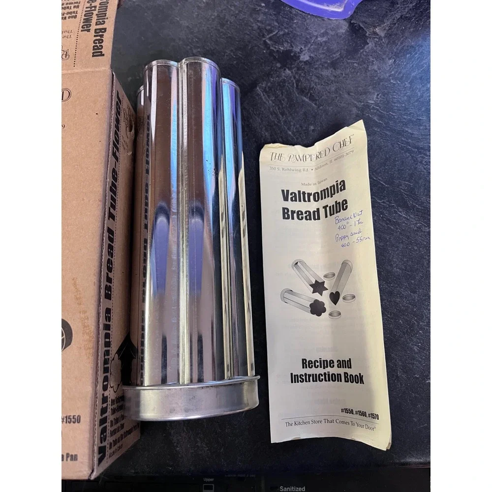 The Pampered Chef‎ Valtrompia Bread Tube Flower Mold #1550 Baking Tool